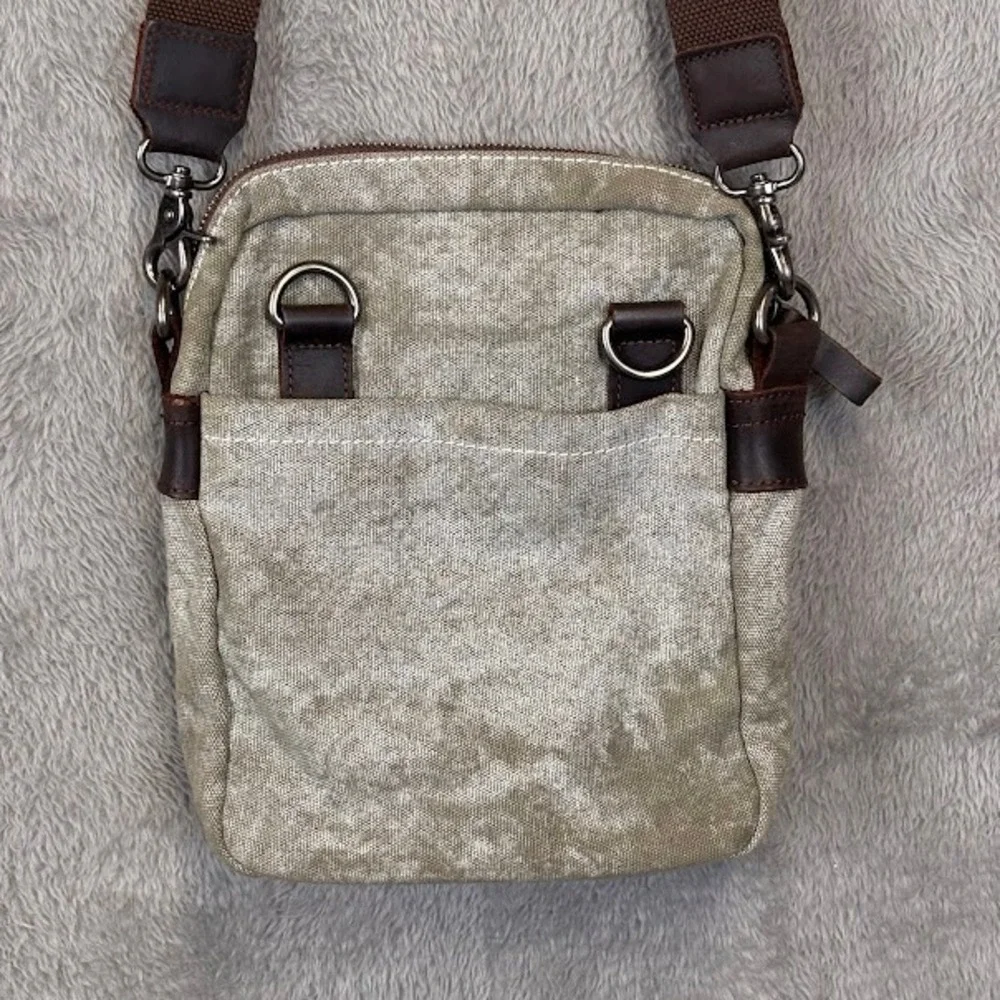 Boho Canvas Patchwork Crossbody Woven Tapestry Messenger Bag Triple Tree Canvas